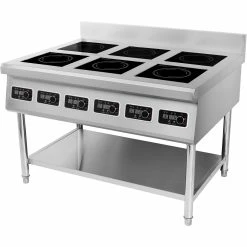 Professional Free Standing Induction Hob 6x3.5kW | Adexa AMTCD601