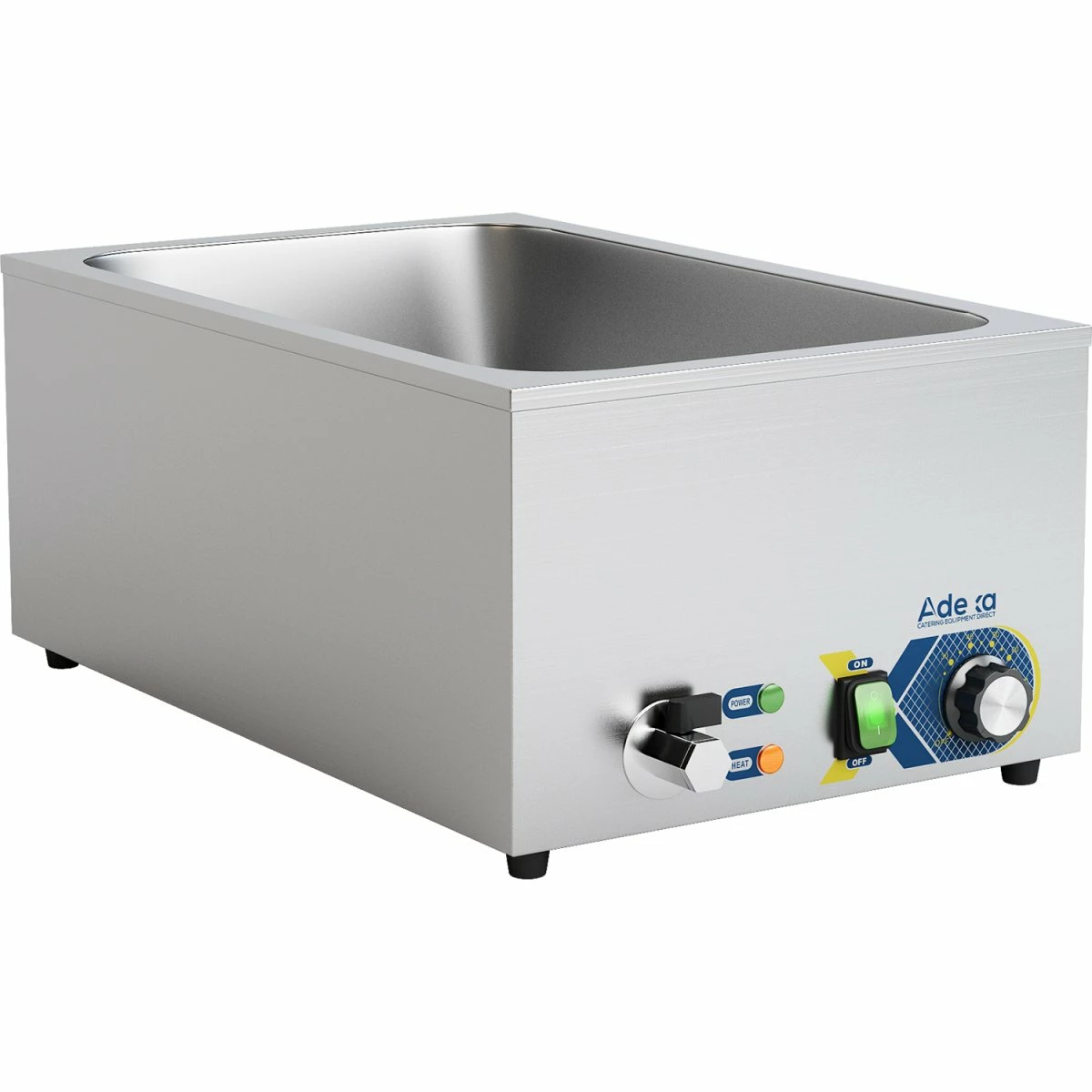 Commercial Bain Marie 1xGN1/1 Drainage Tap | Adexa BBMA