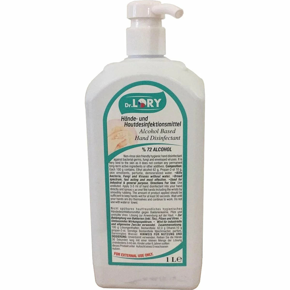 Alcohol Hand Sanitiser 12 X 1 Litres | Adexa DLS1x12