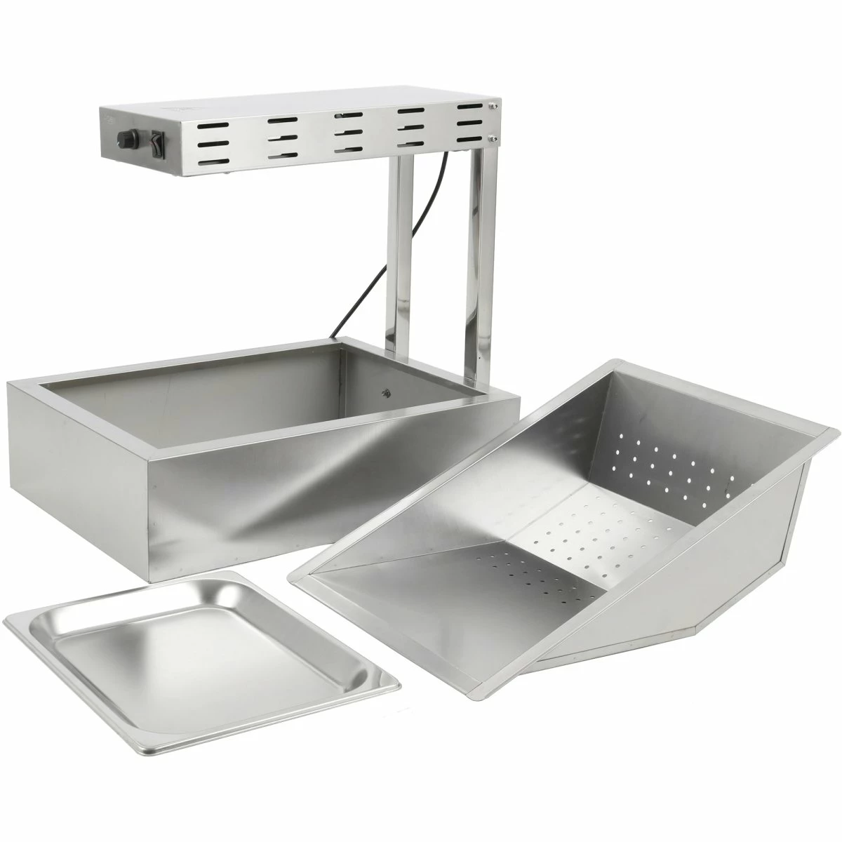 Commercial Food Warmer & Chip Scuttle| Adexa EFFS01B - Image 3
