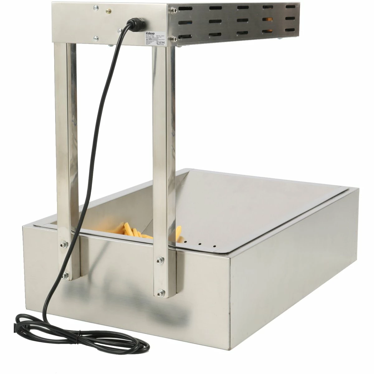 Commercial Food Warmer & Chip Scuttle| Adexa EFFS01B - Image 4