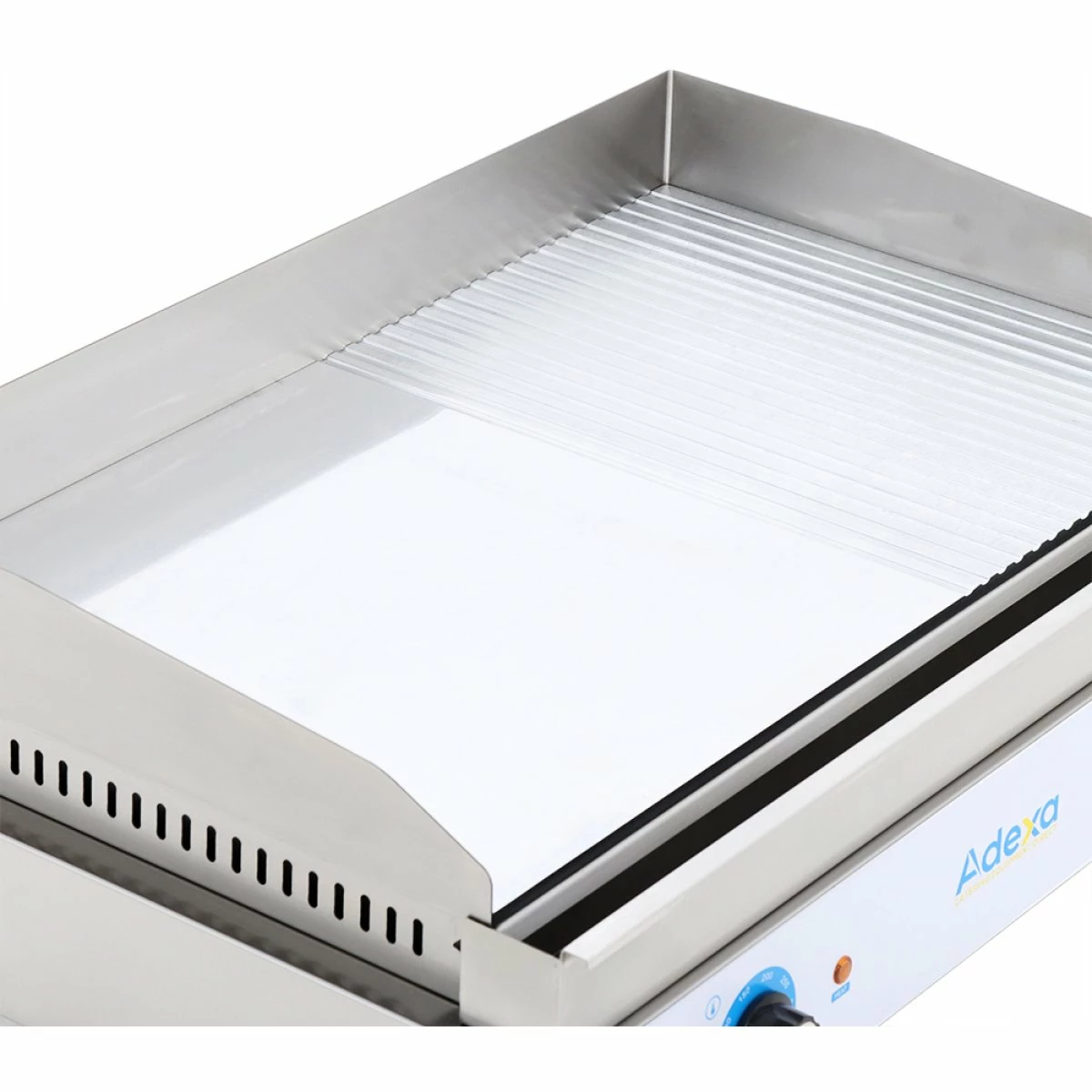 Commercial Griddle Smooth/Ribbed 720x460x240mm Chromed Plate 4.4kW Electric | Adexa EGN750D2 - Image 7