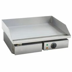 Commercial Griddle Smooth 550x450x230mm 3.3kW Electric | Adexa FT818