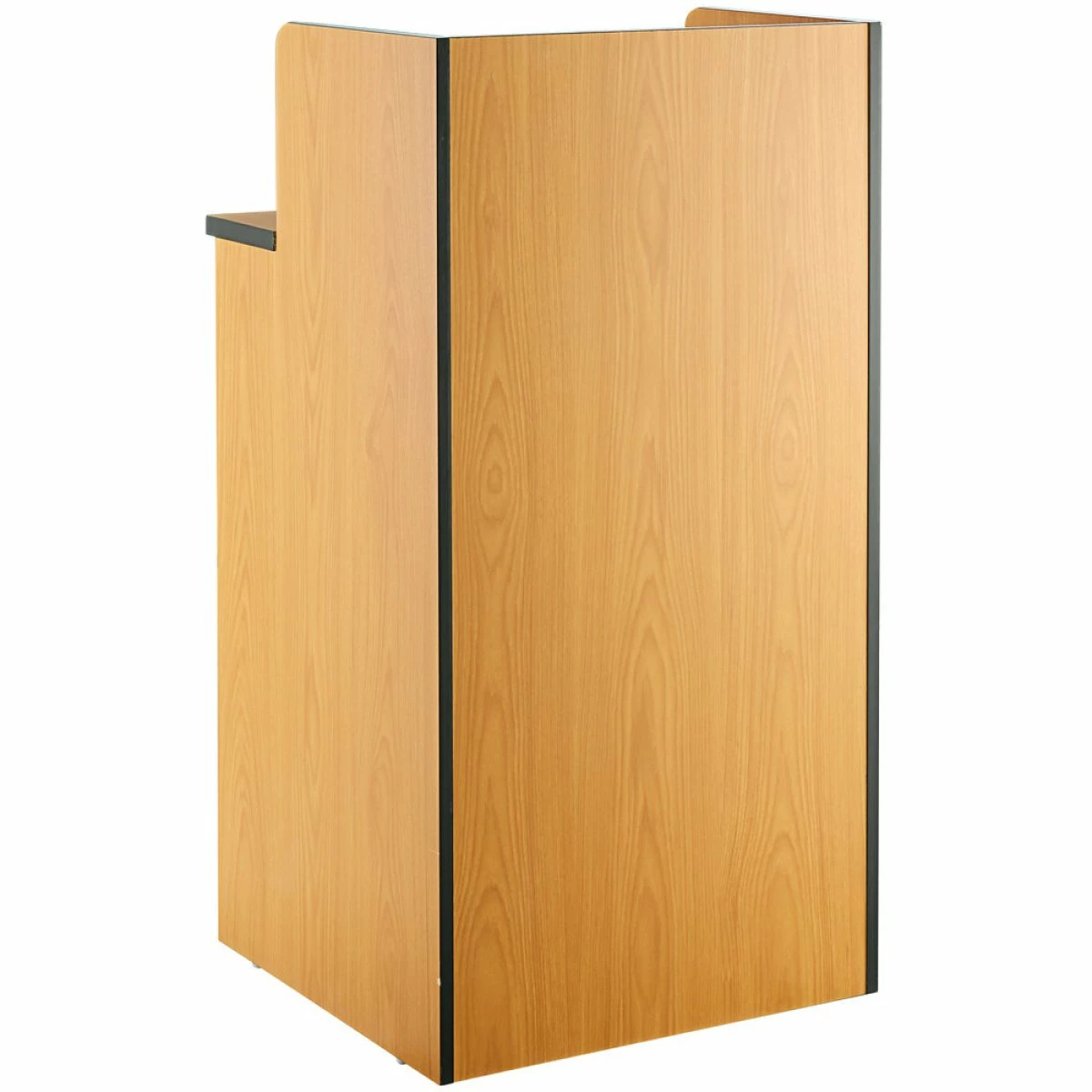 Waste Bin Enclosure Cabinet With Drop Hole And Tray Shelf 625x605x1210mm Natural | Adexa GSLJ0003N - Image 4