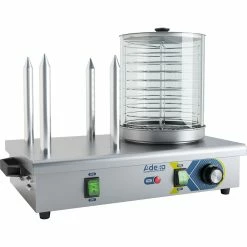 Commercial Hot Dog Warmer 4 Bun Spikes | Adexa HDW4