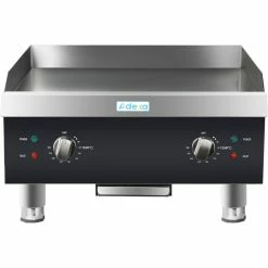 Commercial Griddle Smooth 610x620x360mm 8kW Electric | Adexa HEG824