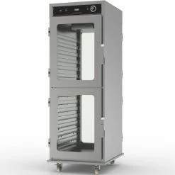 Professional Mobile Holding Display Cabinet Heated With 15 Trays Capacity | Adexa HHC980