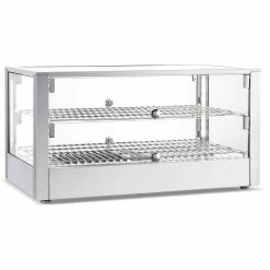 2 Tier Heated Display Case 80 Litres Countertop | Adexa HW80