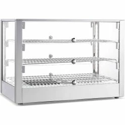 3 Tier Heated Display Case 115 Litres Countertop | Adexa HW115