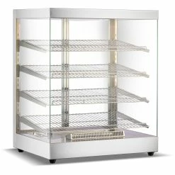 Commercial Heated Display Cabinet 318 Litres Stainless Steel | Adexa HW318