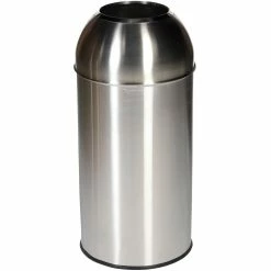 Commercial Open-Top Waste Bin 65 Litres Satin | Adexa JY981065LSATIN