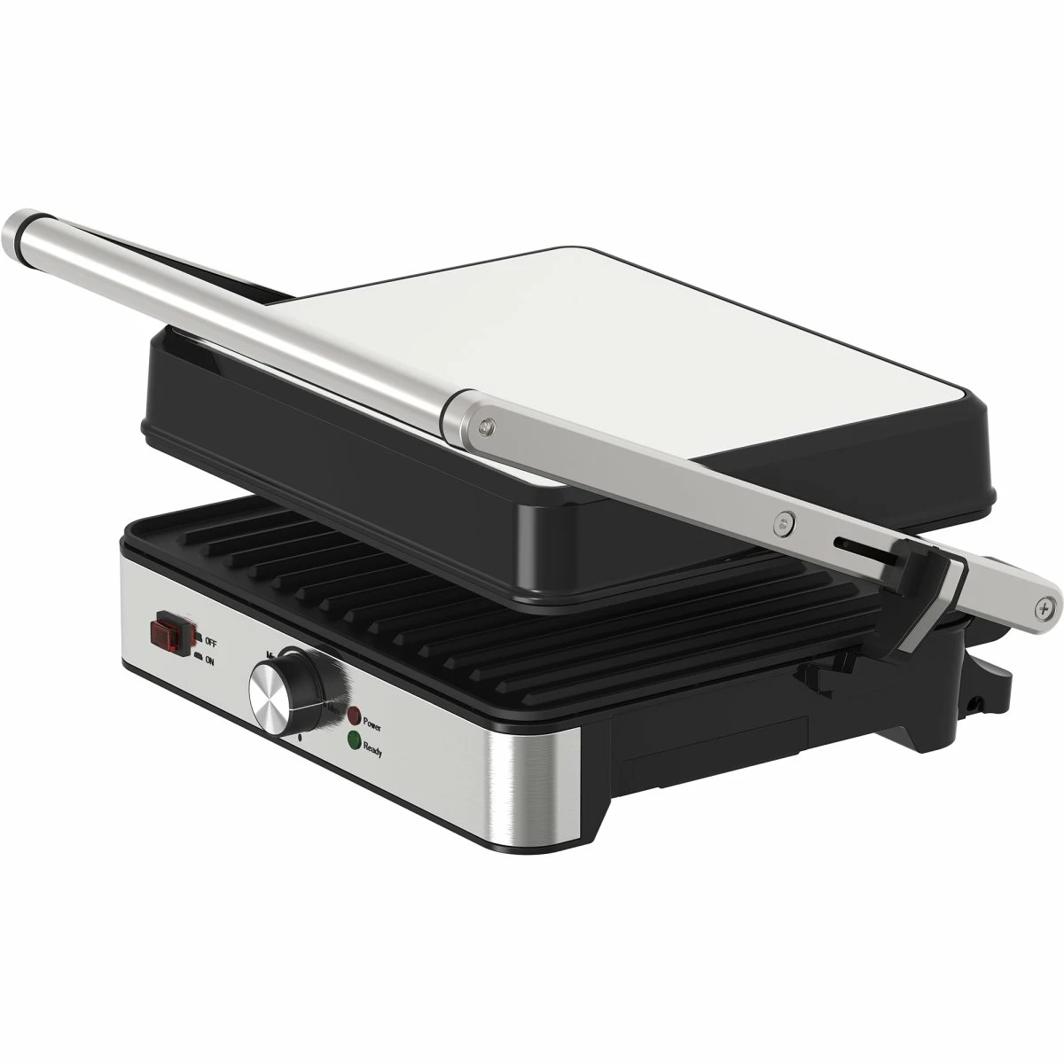 180 Degree Panini Contact Grill 2-in-1 Ribbed | Adexa KJ206 - Image 3
