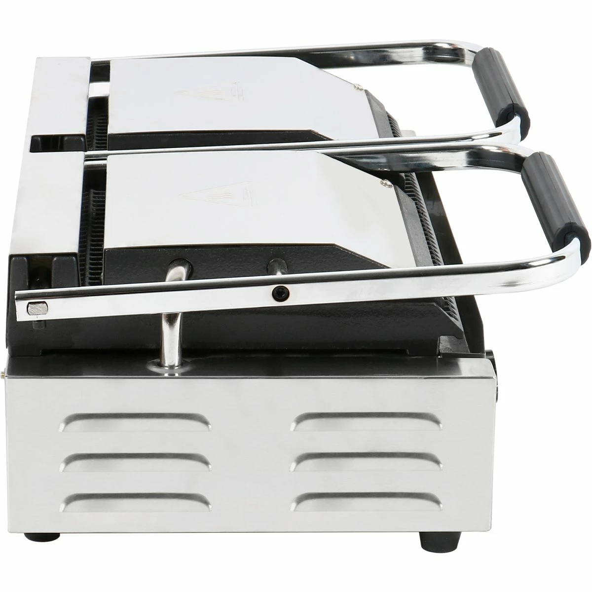 Heavy Duty Twin Panini Contact Grill Dual Zone 1.8kW Ribbed | Adexa MLP813 - Image 3