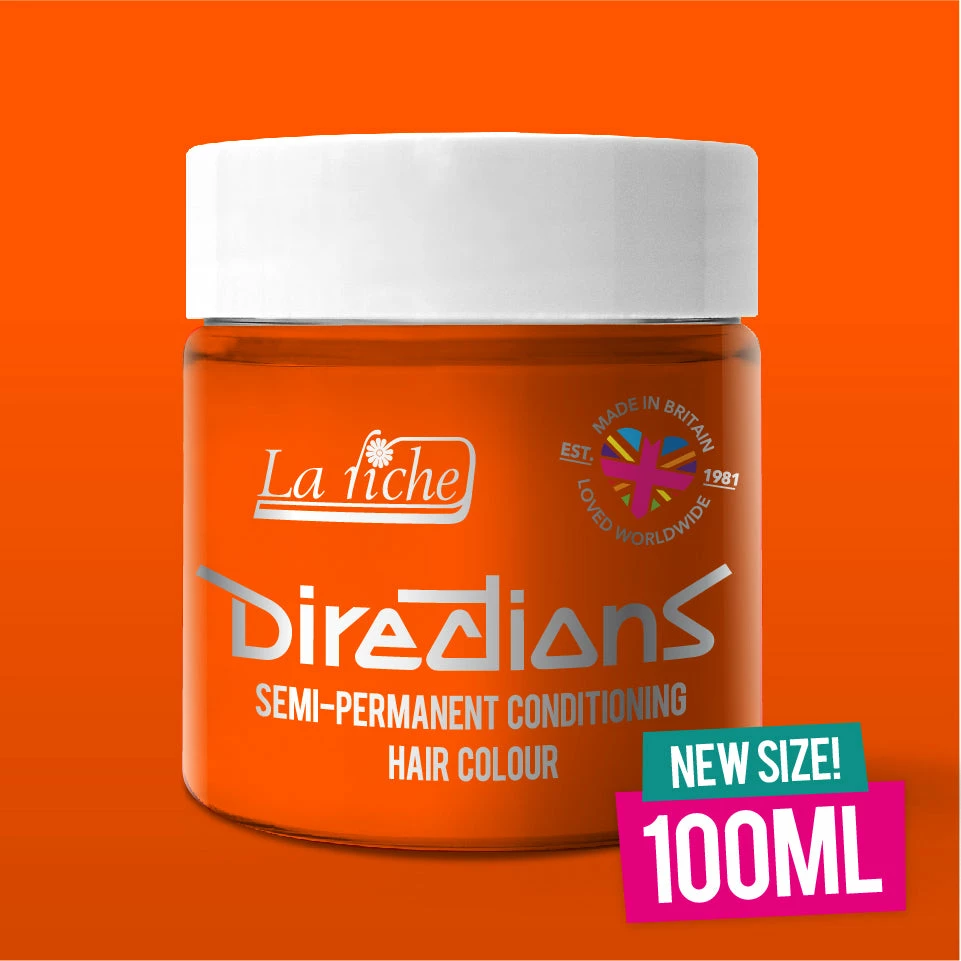 La Riche Directions Semi Permanent Hair Dye -Fluorescent Orange