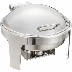 Hydraulic Chafing Dish Round Stainless Steel 6 Litres | Adexa R22101
