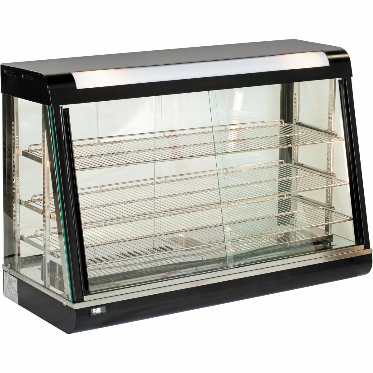 Commercial Heated Display Merchandiser 370 Litres Countertop | Adexa FM48
