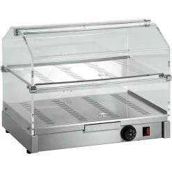 Professional Heated Showcase Display 2 Levels | Adexa SW395