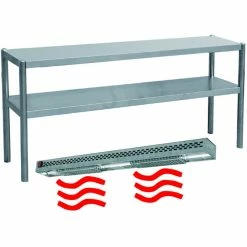 Heated Gantry With Strip Heater 2 Levels Width 1600mm Height 700mm | Adexa THAB2R167-THKBS154