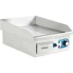 Commercial Griddle Smooth/Ribbed Small 1 Zone 2kW Electric | Adexa WHEG810AFR