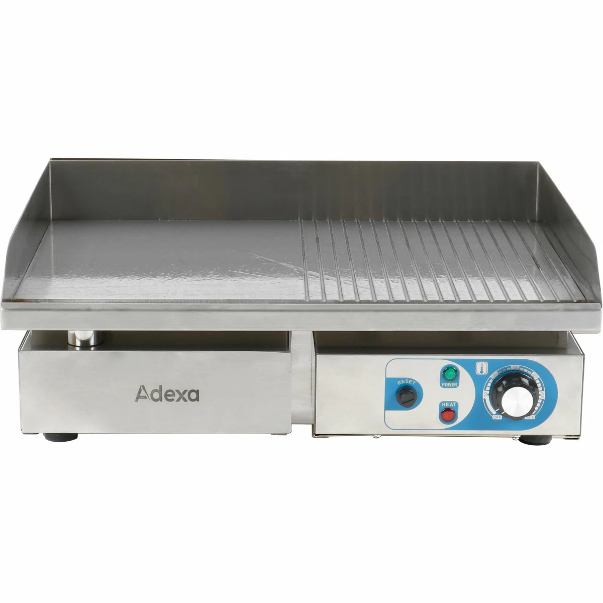 Commercial Griddle Smooth/Ribbed Medium 1 Zone 3kW Electric | Adexa WHEG818AFR - Image 2