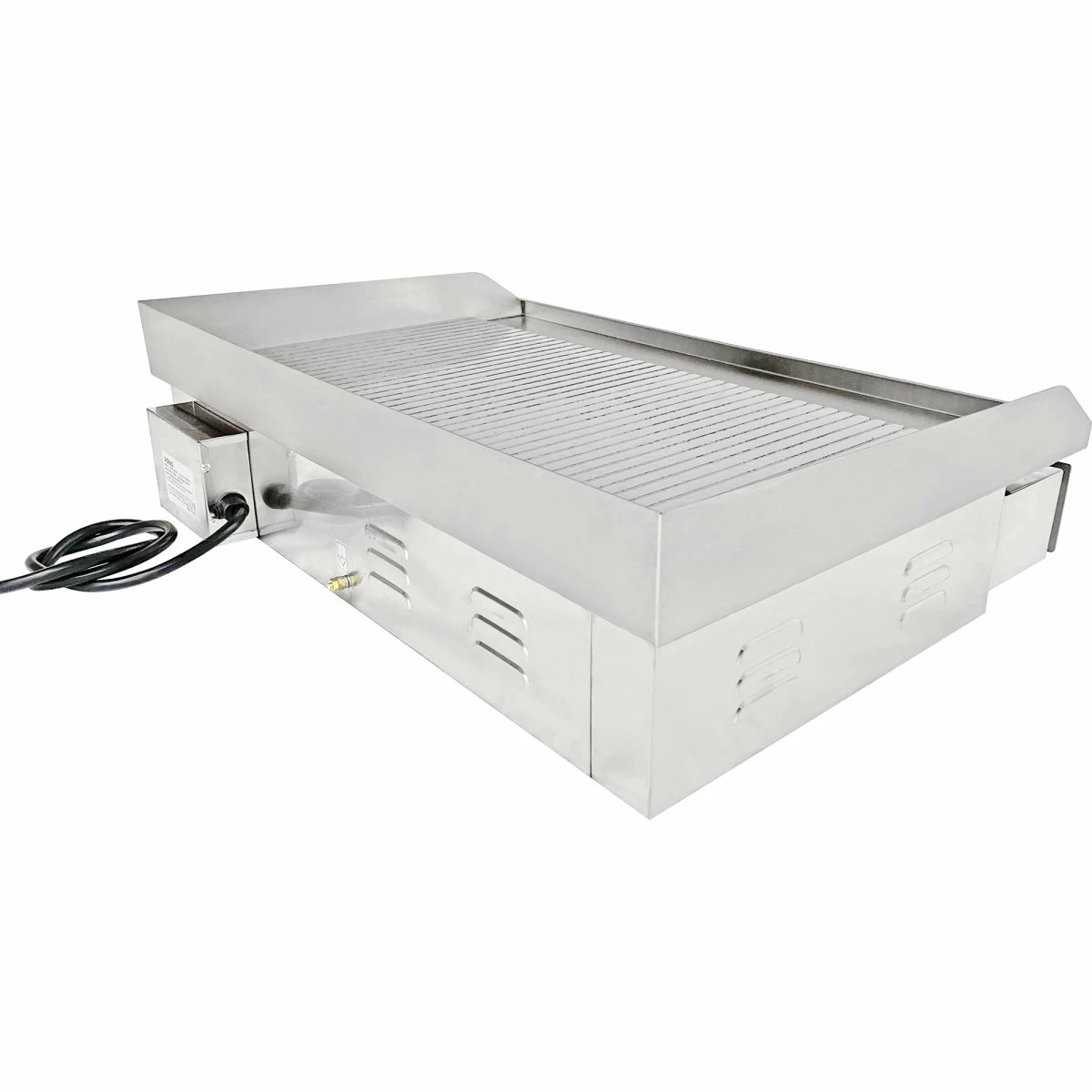 Commercial Griddle Ribbed 728x393mm 2 Zones 4.4kW Electric | Adexa WHEG820AR - Image 3
