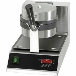 Commercial Premium Waffle Maker Round Digital Control Single | Adexa WB03D