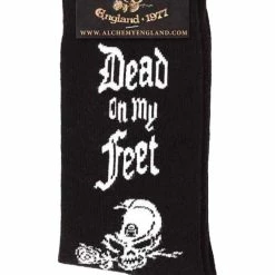 Alchemy Gothic Dead On My Feet Socks