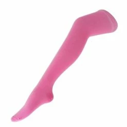 Attitude Clothing Pink Over-The-Knee Socks