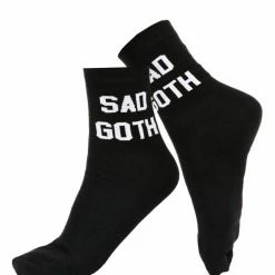 Attitude Clothing Sad Goth Socks