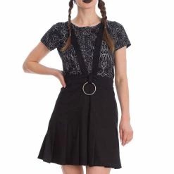 Banned Apparel Dark Dreams Pleated Skirt