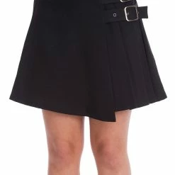 Banned Apparel Dull Moon Pleated Skirt