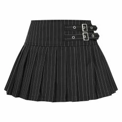 Banned Apparel Flash Pinstripe Mini Skirt