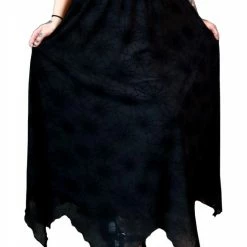 Forest Ink Spider Web Mesh Maxi Skirt With Liner