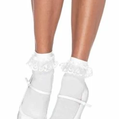 Leg Avenue Ruffled Ankle Socks