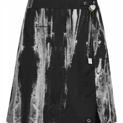 Punk Rave Spray Paint Skirt