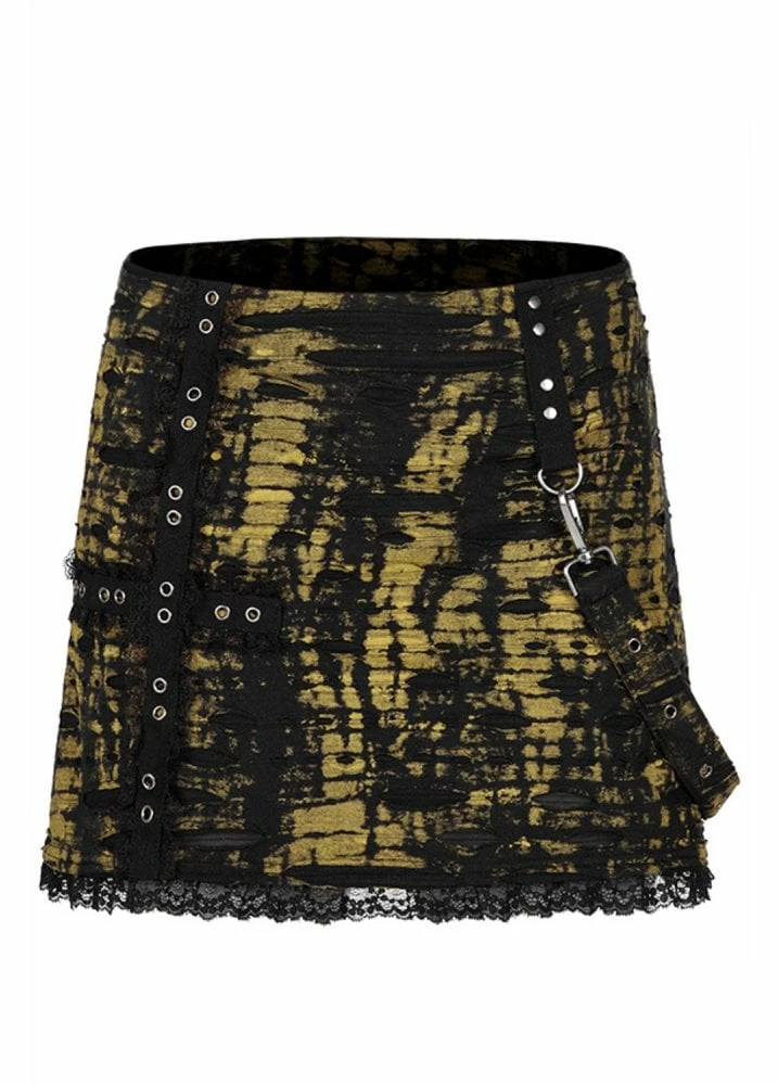 Punk Rave Stormy Grunge Mini Skirt