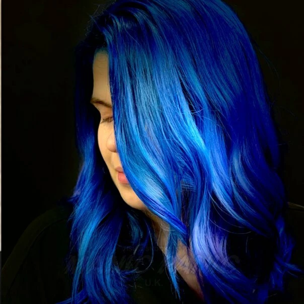 Amplified Manic Panic Semi Permanent Hair Colour EU Formula - Rockabilly Blue - Image 6