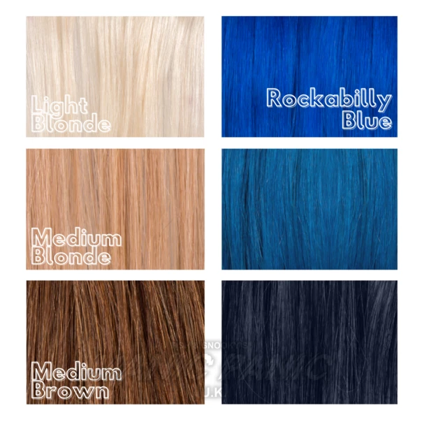 Manic Panic Classic Cream Hair Colour - Rockabilly Blue - Image 8