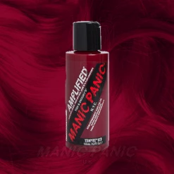 Amplified Manic Panic Semi Permanent Hair Colour EU Formula - Vampire Red